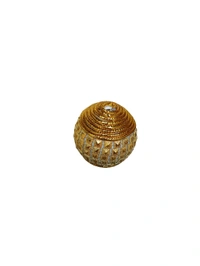 Diamond Ball Designed (Pack Of 25) - Big, Gold