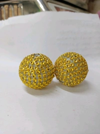 Golden Dotted Balls (Pack Of 25) - Small
