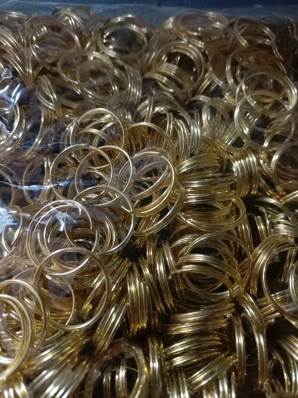 Silver Ring (Pack Of 100) - Gold