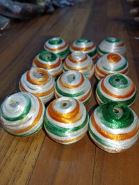 Tricolour Ball - White, Small