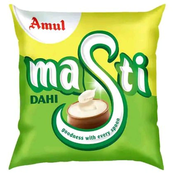 Saha Store Amul Masti Pouch Dahi Curd - 400g