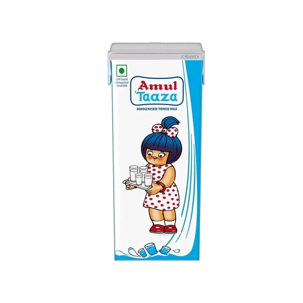 Saha Store Amul Taaza Toned Milk - 200ml