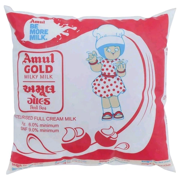 Saha Store Amul Gold Full Cream Fresh Milk - 500ml