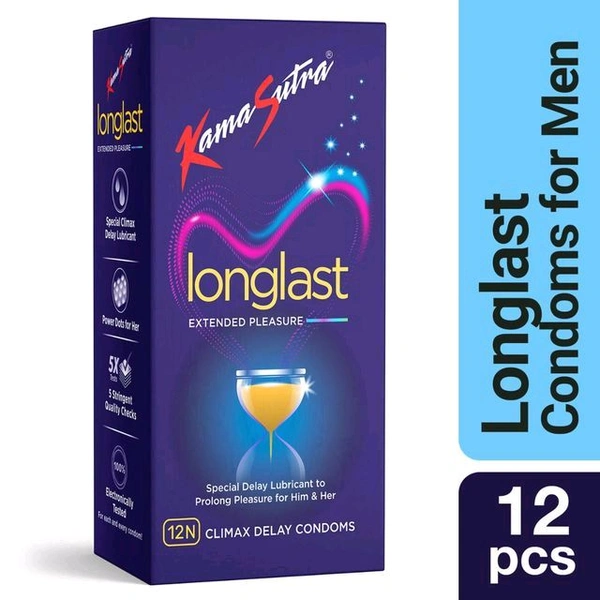 Zappy Store KamaSutra Longlast - 12 Pcs