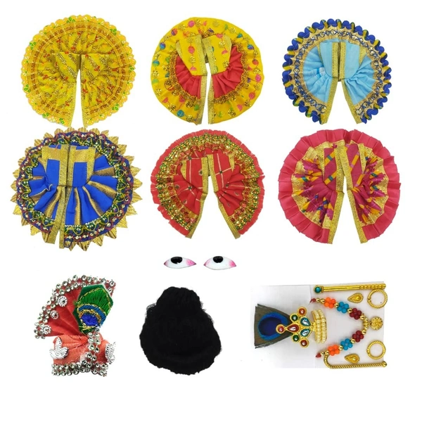 Kanha Ji (Laddoo Gopal) Sringar Box – The Divine Adornment Kit for Shri Krishna - 