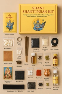 Shani Shanti Pujan Kit (For Saturn Peace Rituals)