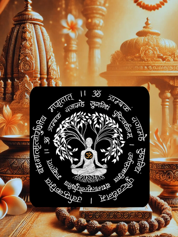 Shoptriangle Mahamrityunjay Mantra Fridge Magnet