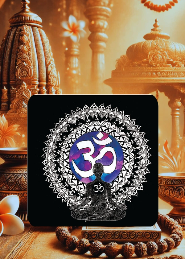 Om Meditation Fridge Magnet