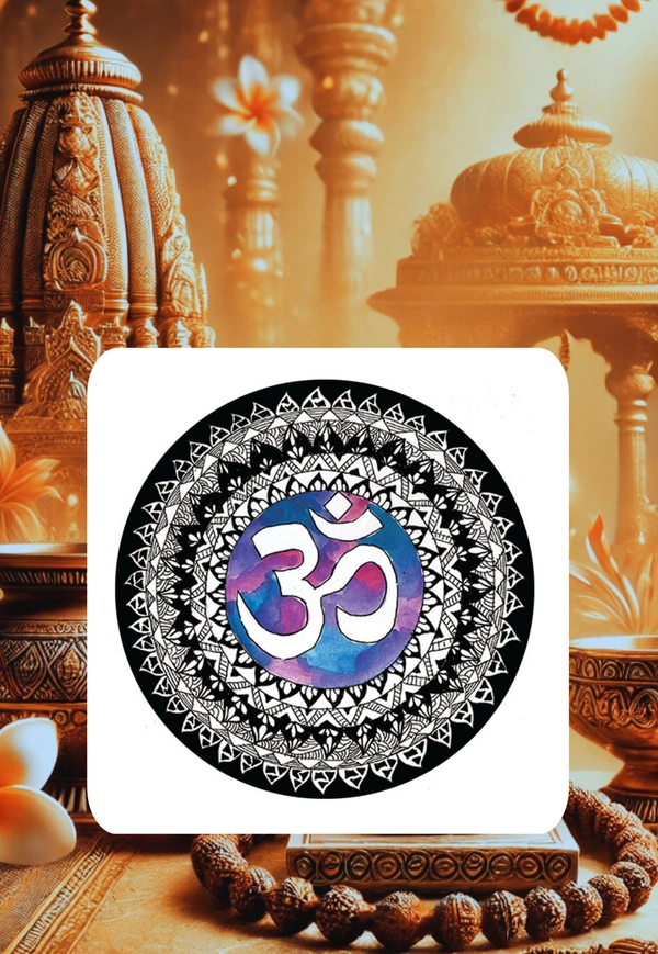 Divine Om Fridge Magnet