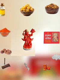 Hanuman (Janmotsav) Puja Kit Box . - 