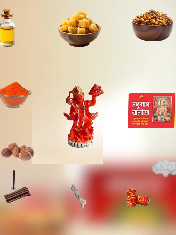 Hanuman (Janmotsav) Puja Kit Box . - 
