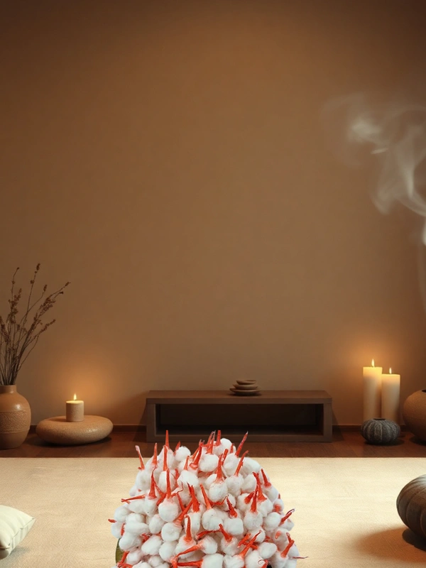 Akaama Cotton Wicks (Sacred Diya Batti for Daily Puja & Deepam Rituals)
