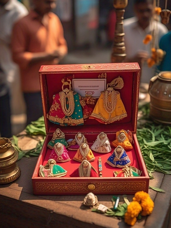 Kanha Ji (Laddoo Gopal) Sringar Box – The Divine Adornment Kit for Shri Krishna - 