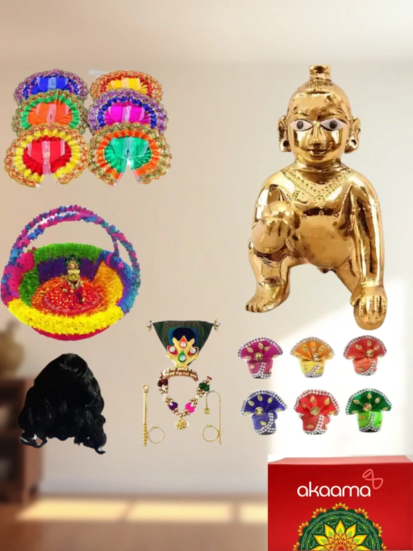 Kanha Ji (Laddoo Gopal) Bhakti Box – Your Portable Temple of Divine Devotion