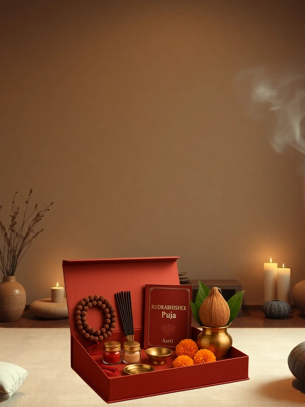 Rudrabhishek Puja Kit Box