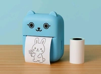 Bear-Themed Portable Thermal Printer