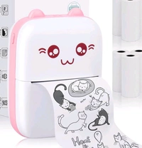 Bear-Themed Portable Thermal Printer