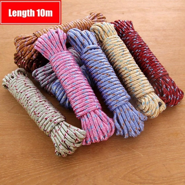 10 Meter Heavy Duty Laundry Drying Clothesline Rope (Pack of 2) BX9059