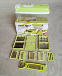 13-in-1 Manual Vegetable Grater, Chopper, and Slicer BX2489