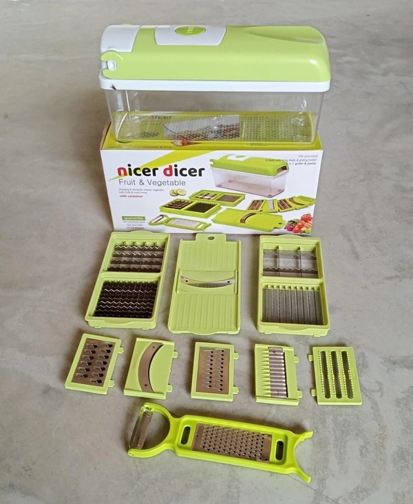 13-in-1 Manual Vegetable Grater, Chopper, and Slicer BX2489