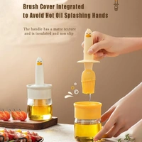 2-in-1 Oil Dispenser Bottle with cute Silicone Basting Brush - BX10107
