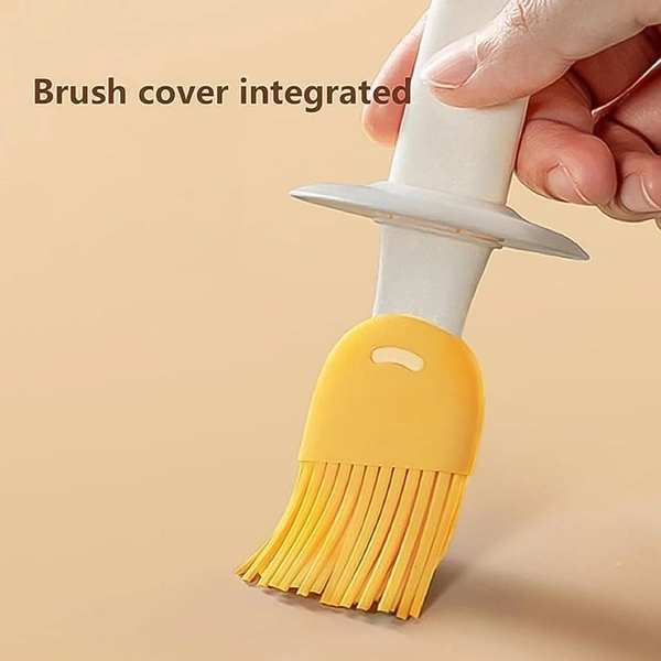 2-in-1 Oil Dispenser Bottle with cute Silicone Basting Brush - BX10107