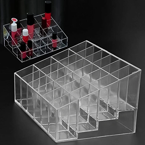 24 Hole Stand Trapezoid Holder Makeup Brushes Set Lipstick Holder Case Tools (1 Pc) BX13784