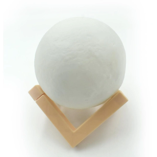 3D Power Moon Lamp with Touch Control – One-Color LED Night Light BX6031