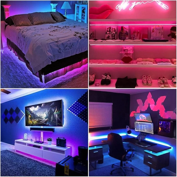 3M RGB LED Strip Lights, LED Mood Lights (1 Set) BX13460