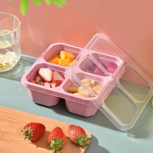 4 Compartment Food Storage Containers (1 Pc) BX12105