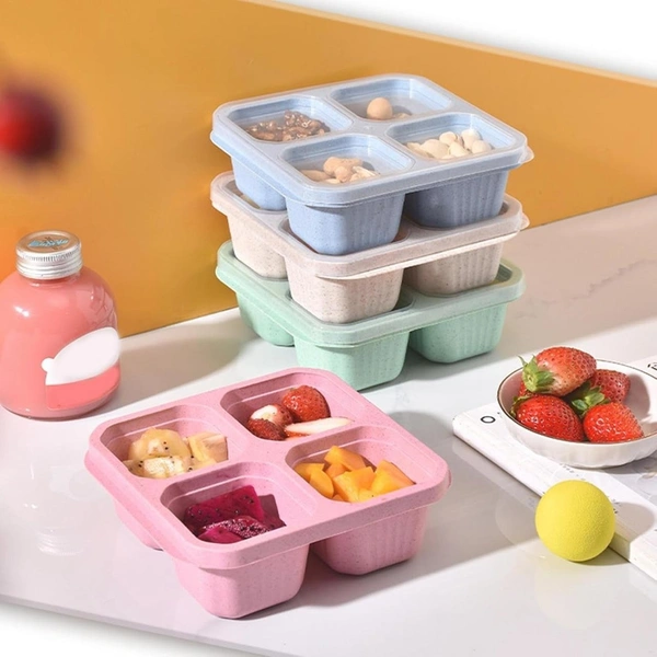 4 Compartment Food Storage Containers (1 Pc) BX12105