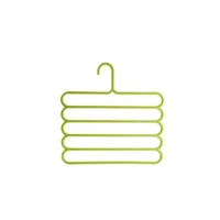 5 in 1 Multipurpose Plastic Hanger, Assorted (5-Layer) Pack of 3 BX0587