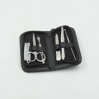 6-Piece Nail Clippers Kit with Travel Case: Professional Manicure Set, Stainless Steel BX6843
