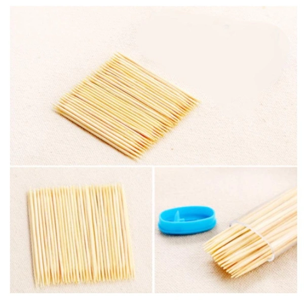 Bamboo Toothpicks with Dispenser Box (Pack of 3) BX1095
