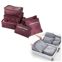 Cloth Organizer Pouch Laundry Zipper Bags (6 pcs) BX0192