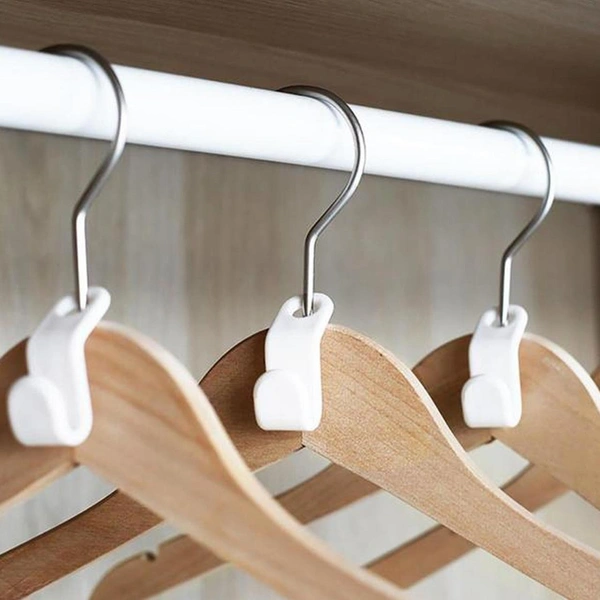 Clothes Hanger connector with Non-Slip Pad (Pack of 12) BX1700