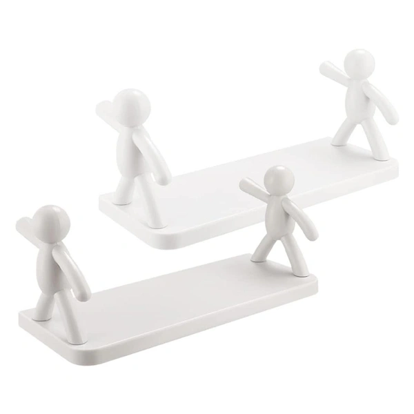 Cute Floating Wall Shelves - Stylish & Space-Saving ( 2 pc) BX9271