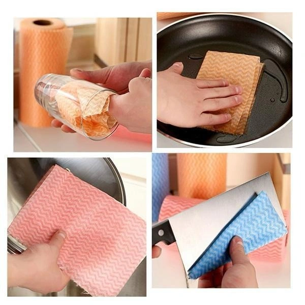 Disposable Handy Wipe Cleaning Cloth Roll - BX1601