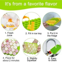 Flexible Silicone Ice Cube Tray – 37 Small Cubes - BX7161
