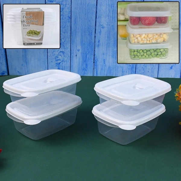 Food Storage Containers-Microwave (4 Pc/400ml) BX12228