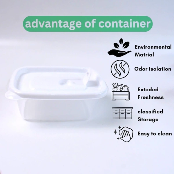 Food Storage Containers-Microwave (4 Pc/400ml) BX12228