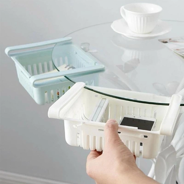Fridge Organizer Drawer - Adjustable Fridge Storage Basket (4pc Set) BX0113