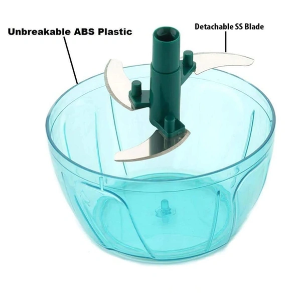 Handy Mini Plastic Vegetable Chopper – 3 Blades BX5959