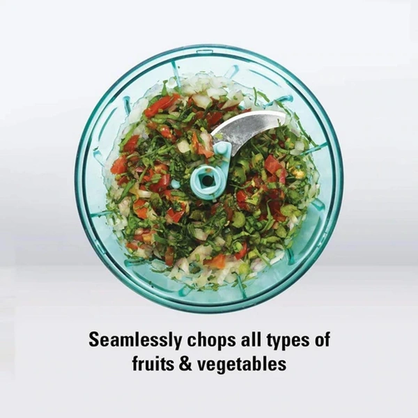 Handy Mini Plastic Vegetable Chopper – 3 Blades BX5959