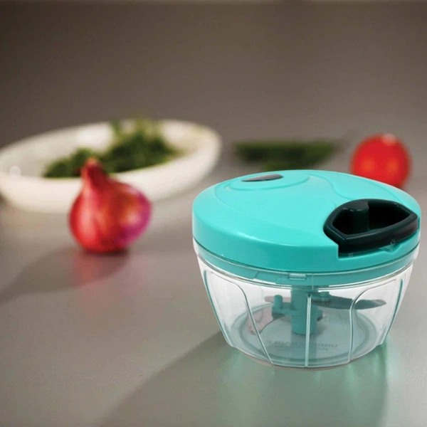 Handy Mini Plastic Vegetable Chopper – 3 Blades BX5959