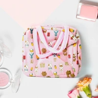 Insulated Lunch Bag for Women & Men – Reusable with Zipper (1 Pc, Mix Color) BX18578