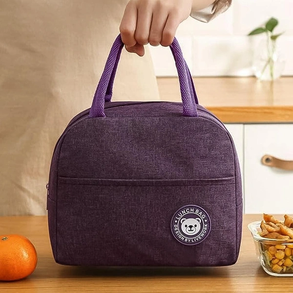 Lunch Box Bag for Women Men Insulated Lunch Bag With Zipper (1 Pc) BX8915