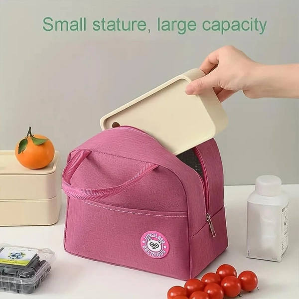 Lunch Box Bag for Women Men Insulated Lunch Bag With Zipper (1 Pc) BX8915