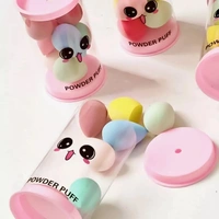 Makeup Beauty Powder Puff (8 Pcs Set / With Case / Mix Color) BX8463