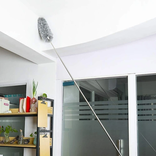 Microfiber Duster with 100-inch Extendable Handle | Telescopic & Bendable BX1279